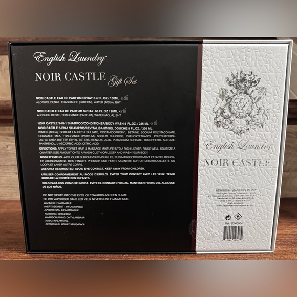 English Laundry Noir Castle Eau De Parfum 3 Piece Gift Set - Picture 9 of 10